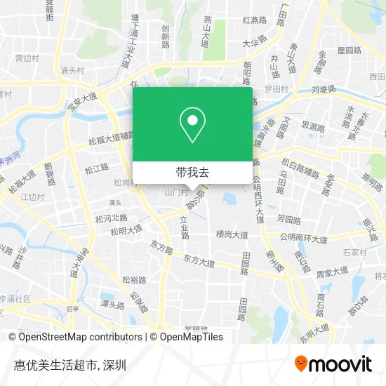 惠优美生活超市地图