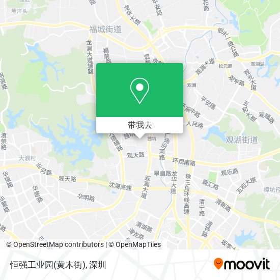 恒强工业园(黄木街)地图