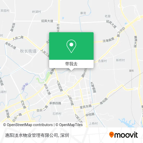 惠阳淡水物业管理有限公司地图