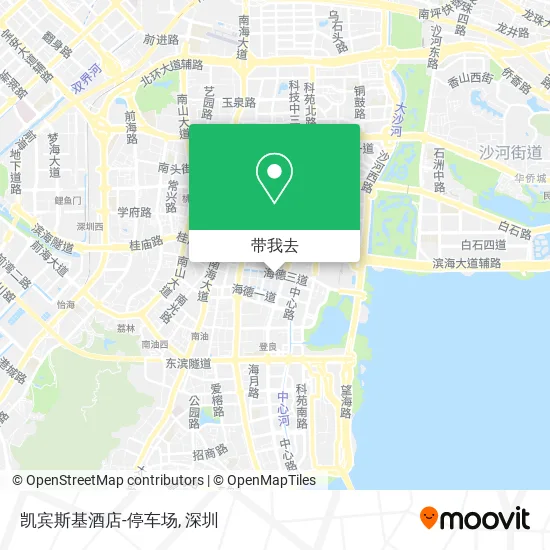 凯宾斯基酒店-停车场地图