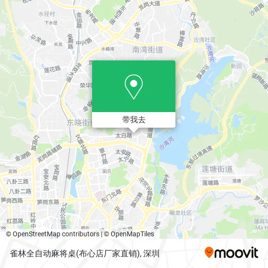 雀林全自动麻将桌(布心店厂家直销)地图
