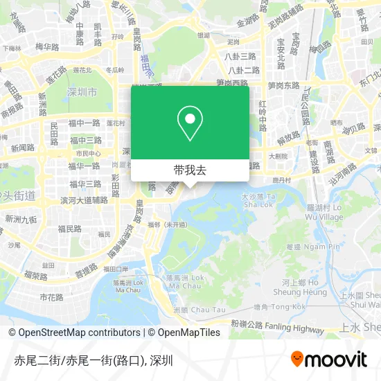 赤尾二街/赤尾一街(路口)地图