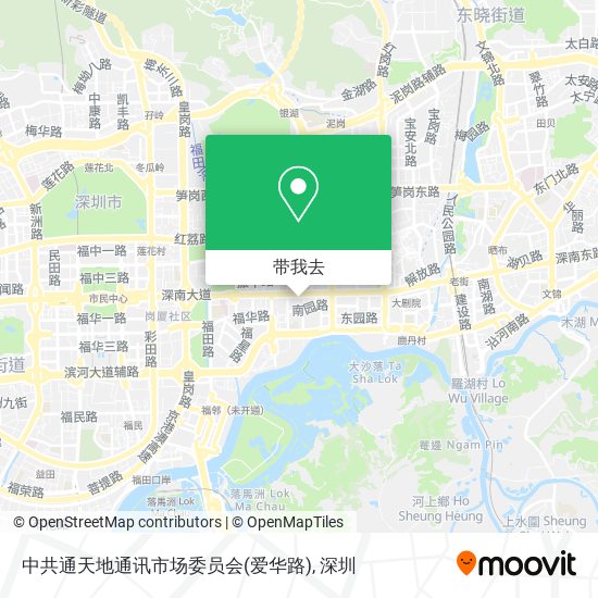 中共通天地通讯市场委员会(爱华路)地图