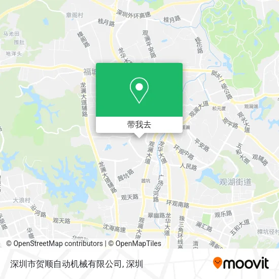 深圳市贺顺自动机械有限公司地图