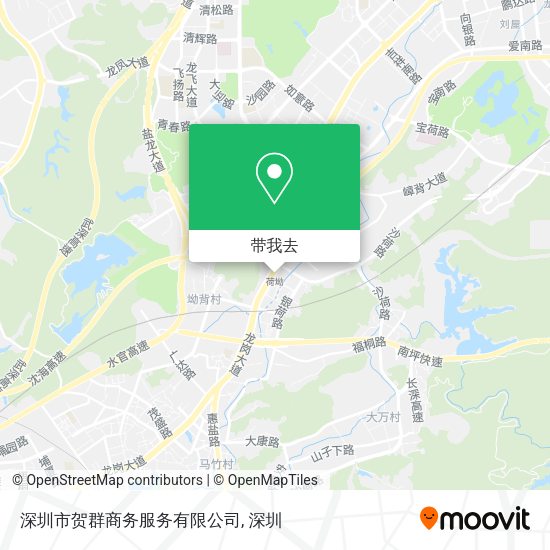 深圳市贺群商务服务有限公司地图