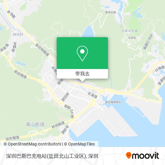 深圳巴斯巴充电站(盐田北山工业区)地图
