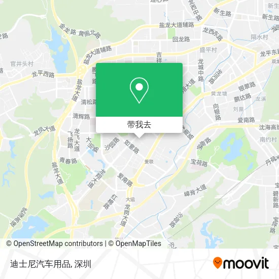 迪士尼汽车用品地图