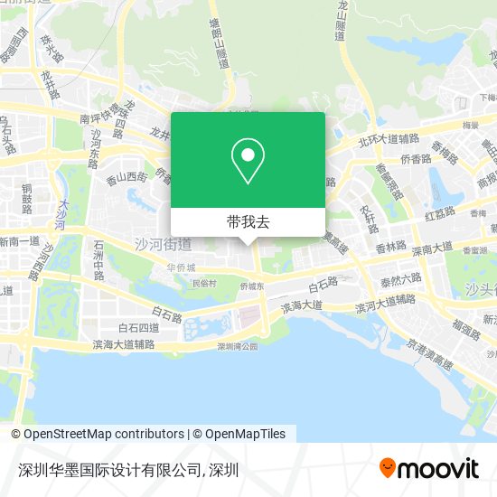 深圳华墨国际设计有限公司地图