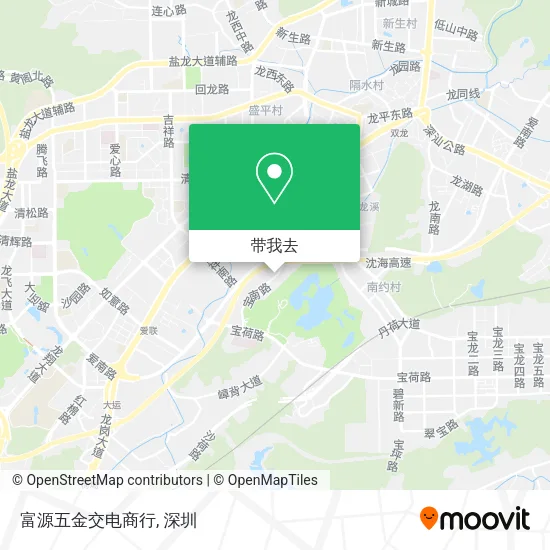 富源五金交电商行地图