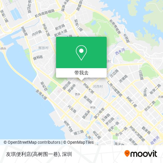友琪便利店(高树围一巷)地图