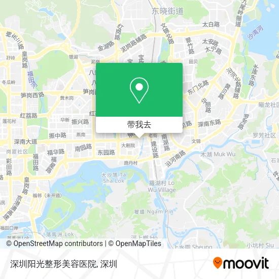 深圳阳光整形美容医院地图
