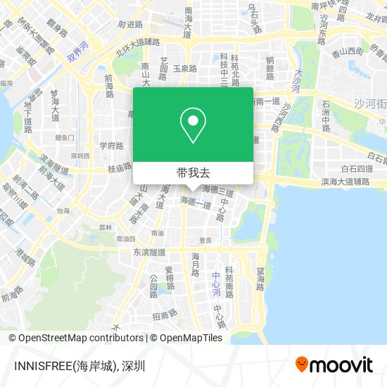 INNISFREE(海岸城)地图