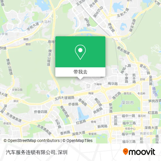 汽车服务连锁有限公司地图