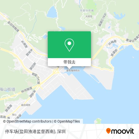 停车场(盐田渔港监督西南)地图