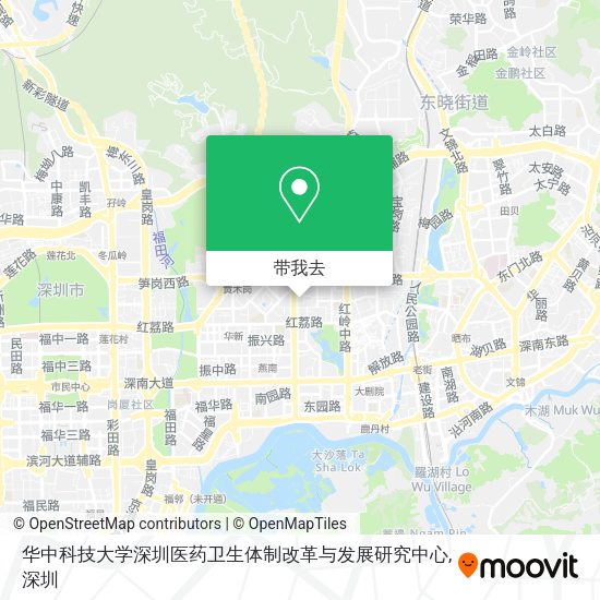 华中科技大学深圳医药卫生体制改革与发展研究中心地图