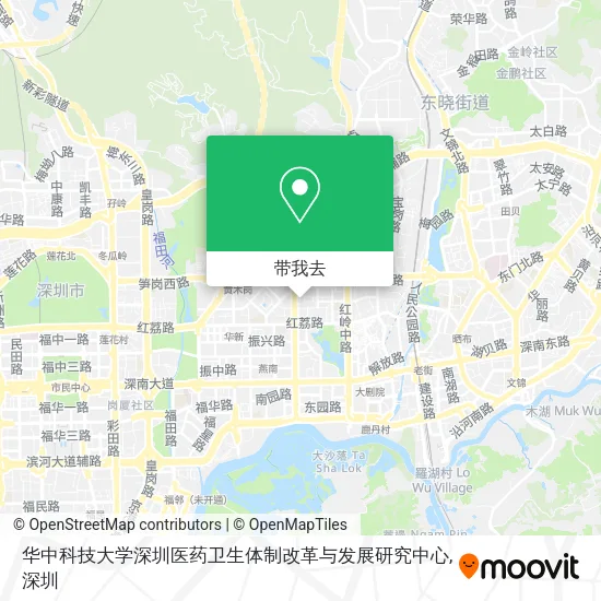 华中科技大学深圳医药卫生体制改革与发展研究中心地图