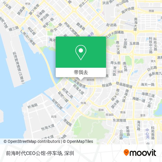 前海时代CEO公馆-停车场地图