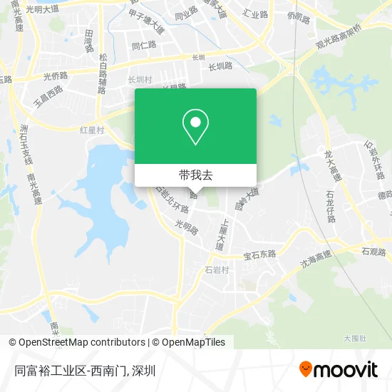 同富裕工业区-西南门地图