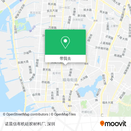 诺晨信有机硅胶材料厂地图