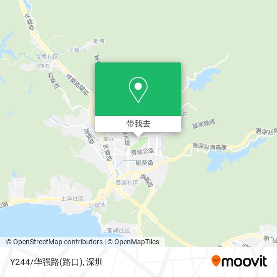 Y244/华强路(路口)地图