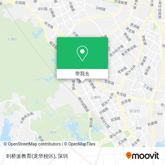 剑桥派教育(龙华校区)地图