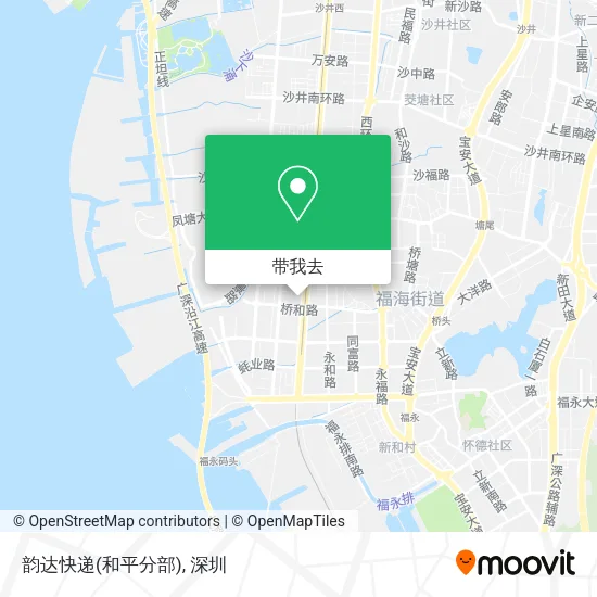 韵达快递(和平分部)地图