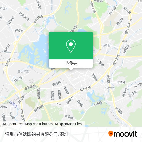 深圳市伟达隆钢材有限公司地图