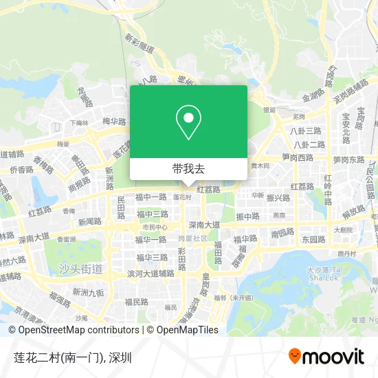 莲花二村(南一门)地图