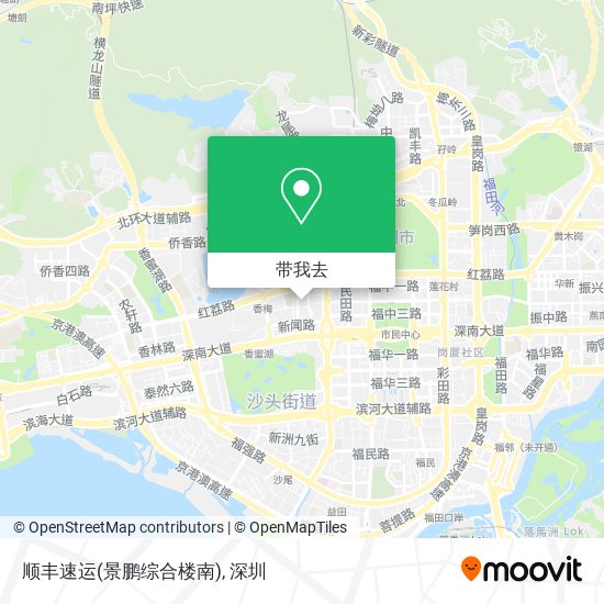 顺丰速运(景鹏综合楼南)地图