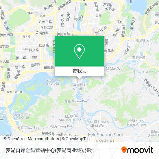 罗湖口岸金街营销中心(罗湖商业城)地图