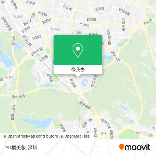 YU桐美妆地图