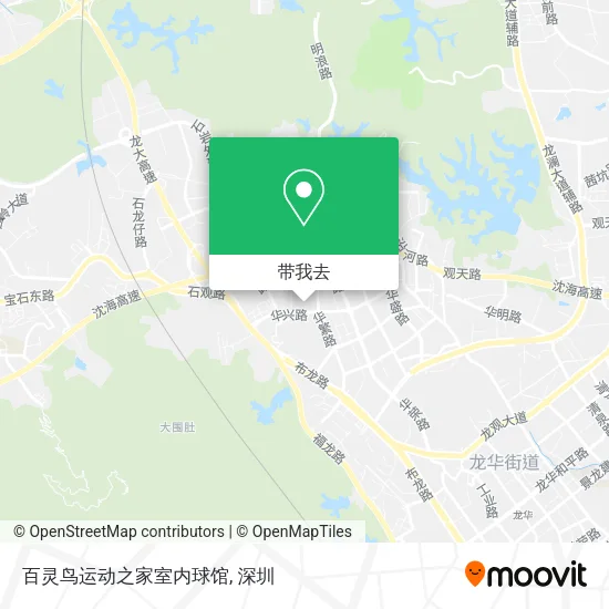 百灵鸟运动之家室内球馆地图