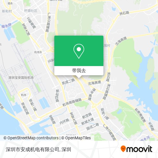 深圳市安成机电有限公司地图