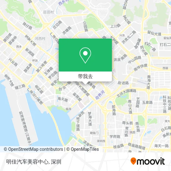 明佳汽车美容中心地图