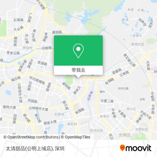 太清甜品(公明上域店)地图