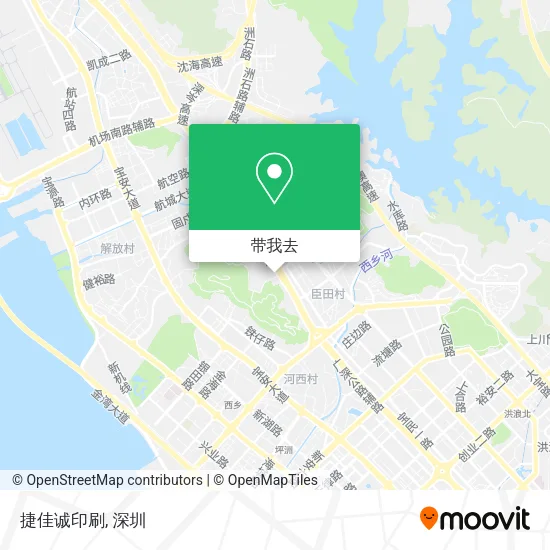 捷佳诚印刷地图