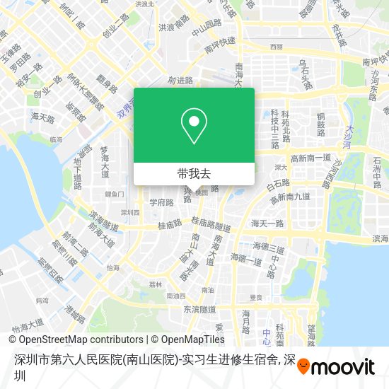 深圳市第六人民医院(南山医院)-实习生进修生宿舍地图