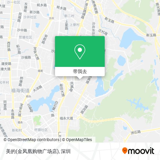 美的(金凤凰购物广场店)地图