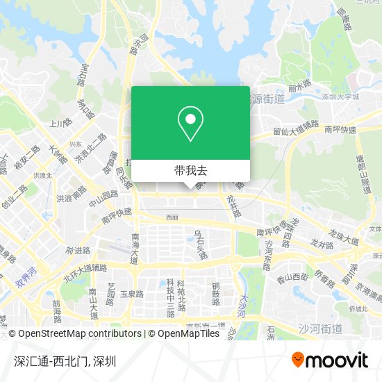 深汇通-西北门地图