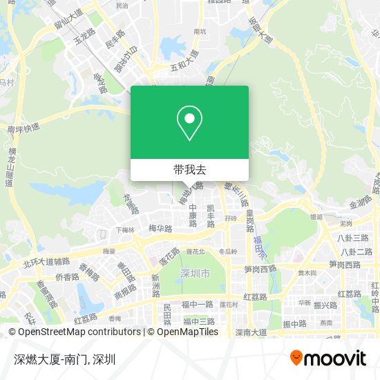 深燃大厦-南门地图