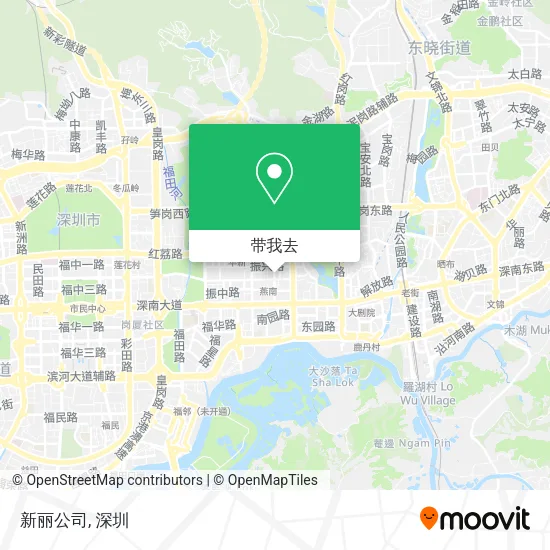 新丽公司地图