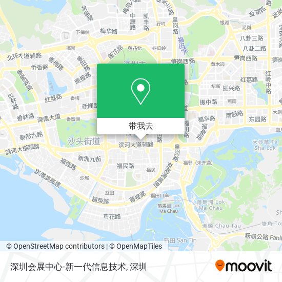 深圳会展中心-新一代信息技术地图