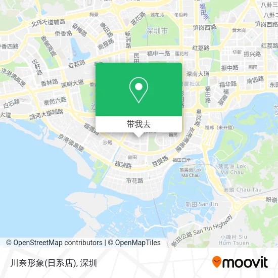 川奈形象(日系店)地图