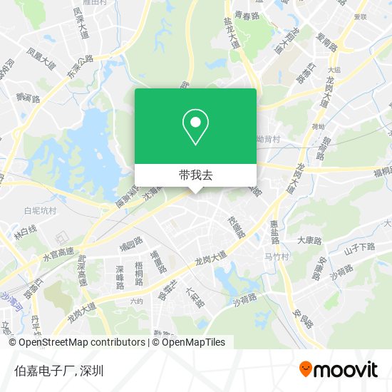 伯嘉电子厂地图