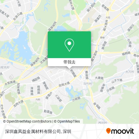 深圳鑫凤益金属材料有限公司地图