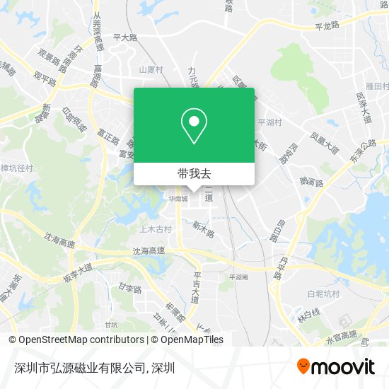 深圳市弘源磁业有限公司地图