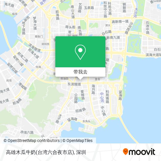 高雄木瓜牛奶(台湾六合夜市店)地图