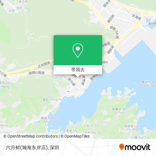 六月鲜(瀚海东岸店)地图