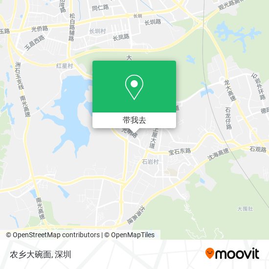 农乡大碗面地图