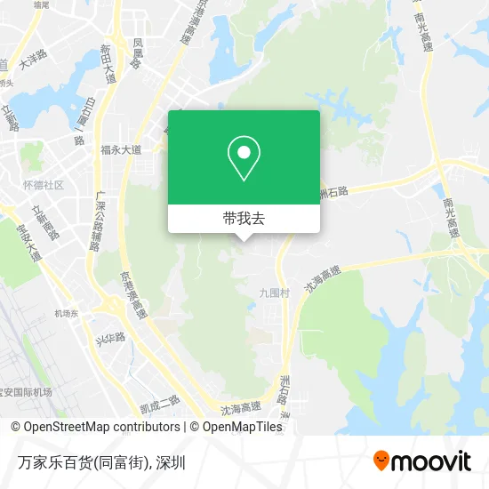 万家乐百货(同富街)地图